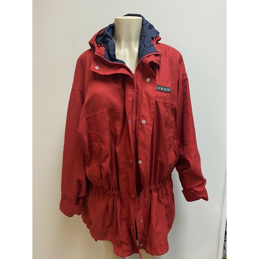 lauren ralph lauren jacket womens s red